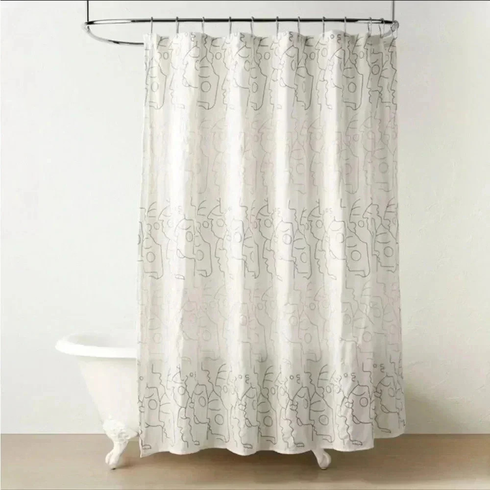NWT‎ In This Together Shower Curtain White - Opalhouse designed with Jung…